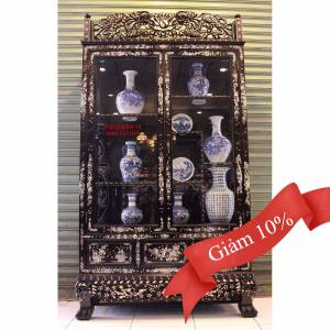 Tủ Bày Đồ Cẩn Ốc Xà Cừ Tuyệt Đẹp Tủ Bày Đồ Cẩn Ốc Xà Cừ Tuyệt Đẹp