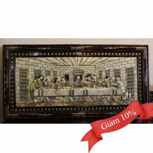 Bức Tranh Cẩn Ốc Bữa tiệc Cùng Chúa Jesu Bức Tranh Cẩn Ốc Bữa tiệc Cùng Chúa Jesu
