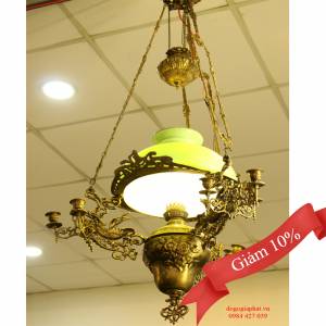Đèn 1 Ngọn Treo Trần Chóa Xanh Đèn 1 Ngọn Treo Trần Chóa Xanh