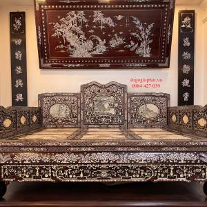 Giường 3 thành cẩn ốc xà cừ - tuyệt phẩm không thể bỏ lỡ Giường 3 thành cẩn ốc xà cừ - tuyệt phẩm không thể bỏ lỡ