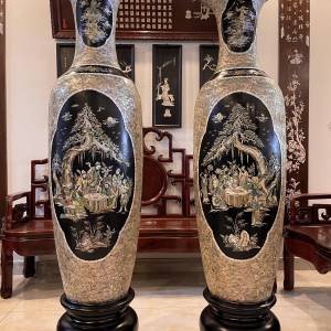 ĐÔI LỘC BÌNH CẨN ỐC PHÚC LỘC THỌ - BÁT TIÊN ĐÁNH CỜ ĐÔI LỘC BÌNH CẨN ỐC PHÚC LỘC THỌ - BÁT TIÊN ĐÁNH CỜ