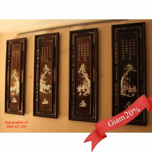 BỘ TRANH CẨM ỐC – CẦM KỲ THÌ HỌA ( MS1) BỘ TRANH CẨM ỐC – CẦM KỲ THÌ HỌA ( MS1)