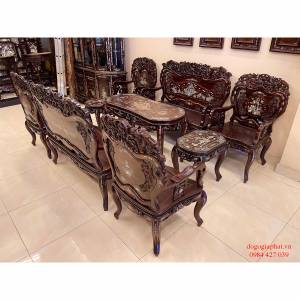 BỘ GHẾ RỒNG CẨN XÀ CỪ 9 MÓN BỘ GHẾ RỒNG CẨN XÀ CỪ 9 MÓN