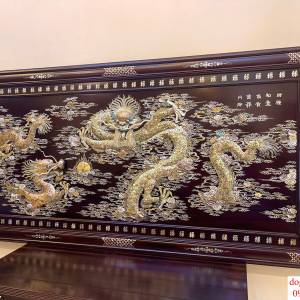 Tranh Rồng Lưỡng Long Trầu Nguyệt Cẩn Nổi Tranh Rồng Lưỡng Long Trầu Nguyệt Cẩn Nổi