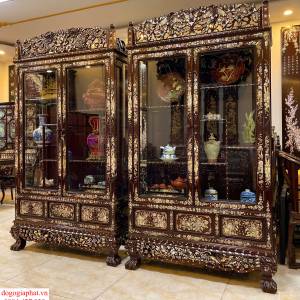 Cặp Tủ Bày Đồ Long Phụng Sum Vầy Cặp Tủ Bày Đồ Long Phụng Sum Vầy