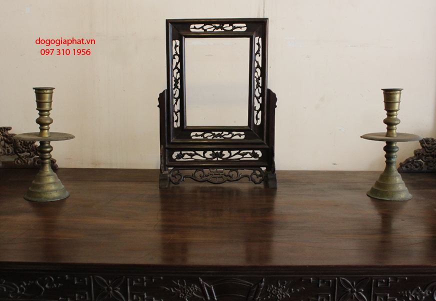 Bàn Thờ Tứ Linh Đục Chạm Đẹp Loại Lớn (Ms1)