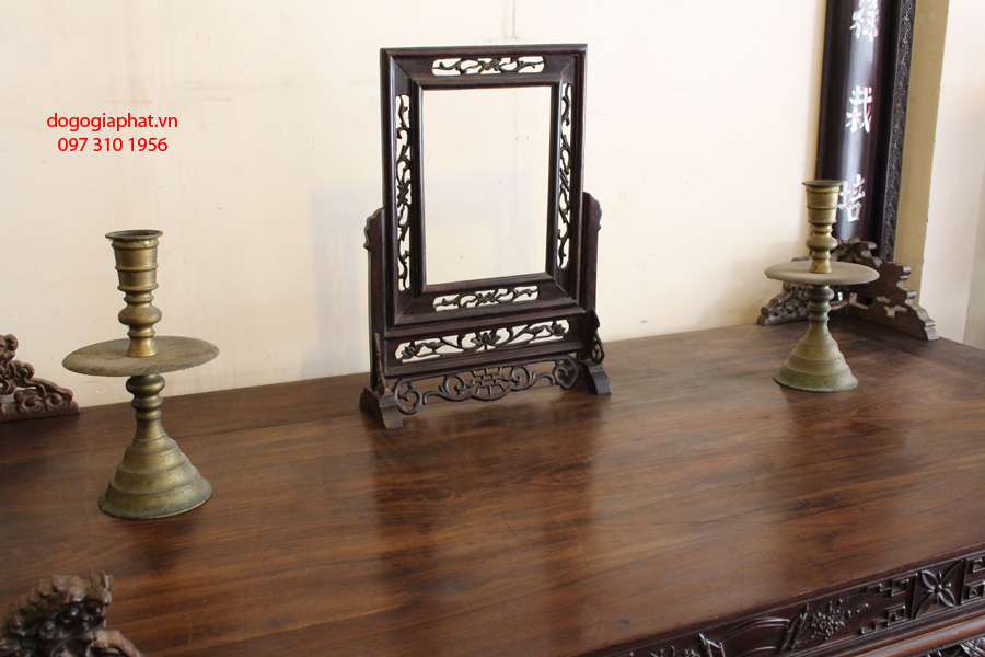 Bàn Thờ Tứ Linh Đục Chạm Đẹp Loại Lớn (Ms1)