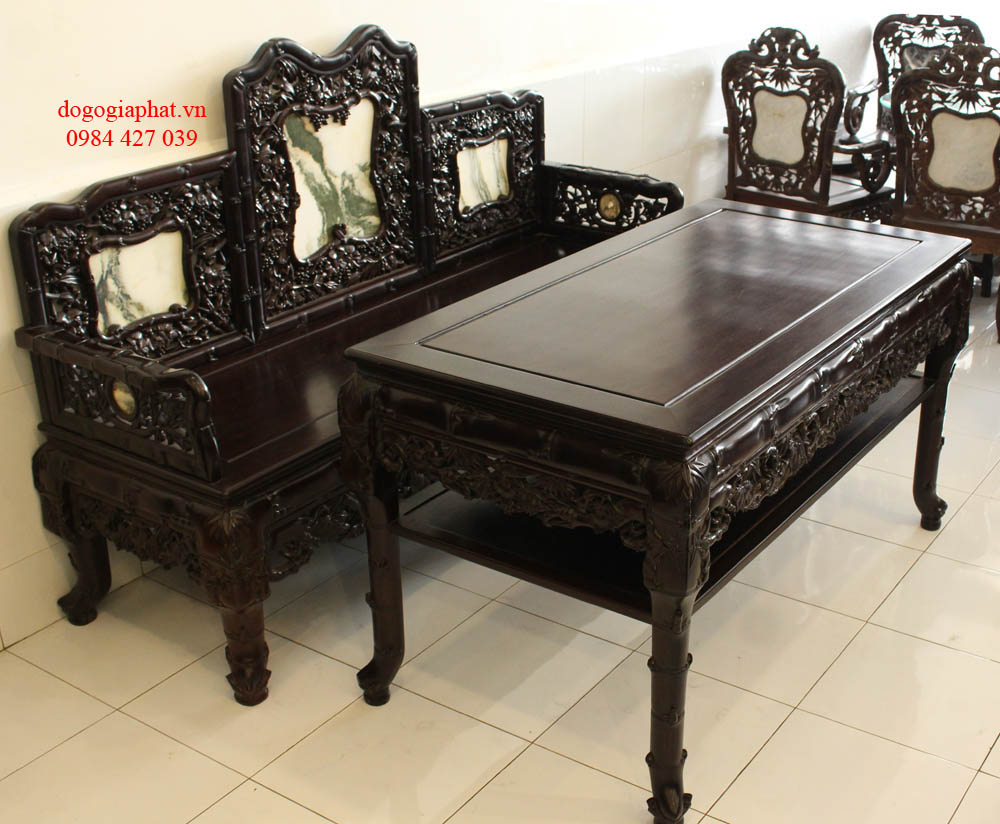 Bộ Trường Huế Chạm Trúc Nho Đẹp Xuất Sắc