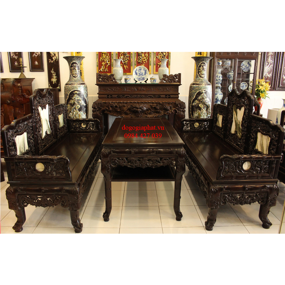 Bộ Trường Huế Chạm Trúc Nho Đẹp Xuất Sắc