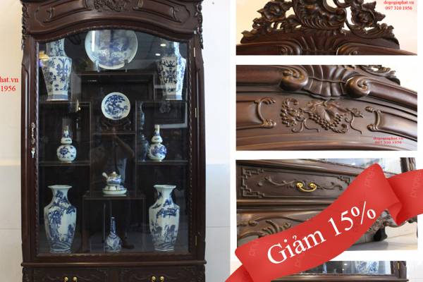Tủ Bày Đồ Louis Cổ Điển