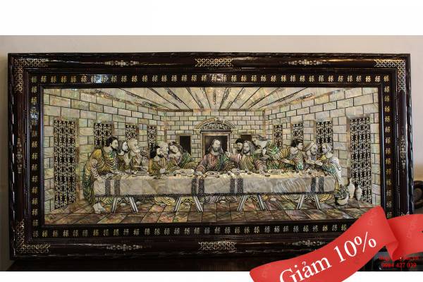 Bức Tranh Cẩn Ốc Bữa tiệc Cùng Chúa Jesu