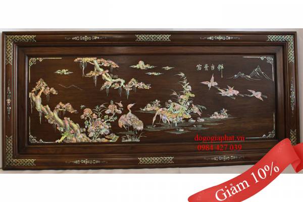 Tranh Cẩn Ốc Cổ Tích Tùng Hạc DIên Niên