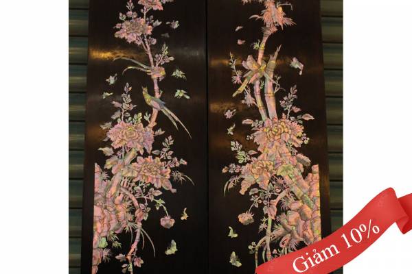 Đôi Câu Đối Cẩn Ốc Trúc Mai Sum Họp 1 Nhà