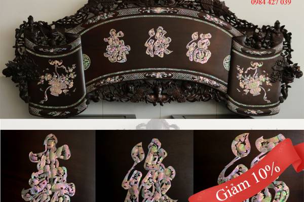 CUỐN THƯ CẨN ỐC PHÚC LỘC THỌ CẨN ỐC QUÝ HIẾM