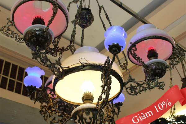 Đèn 7 ngọn cổ - Phong cách Pháp