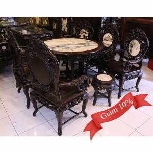 Bộ Ghế Trúc Bàn Tròn 9 Món Mặt Đá Tuyệt Đẹp Bộ Ghế Trúc Bàn Tròn 9 Món Mặt Đá Tuyệt Đẹp