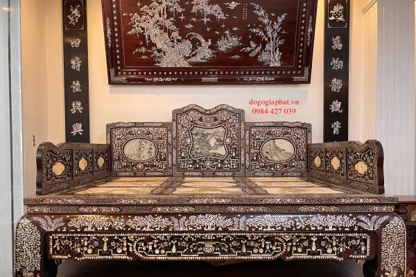 Giường 3 thành cẩn ốc xà cừ - tuyệt phẩm không thể bỏ lỡ