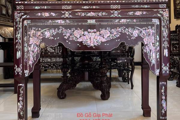 BÀN THỜ CẨN ỐC TỨ QUÝ TUYỆT ĐẸP