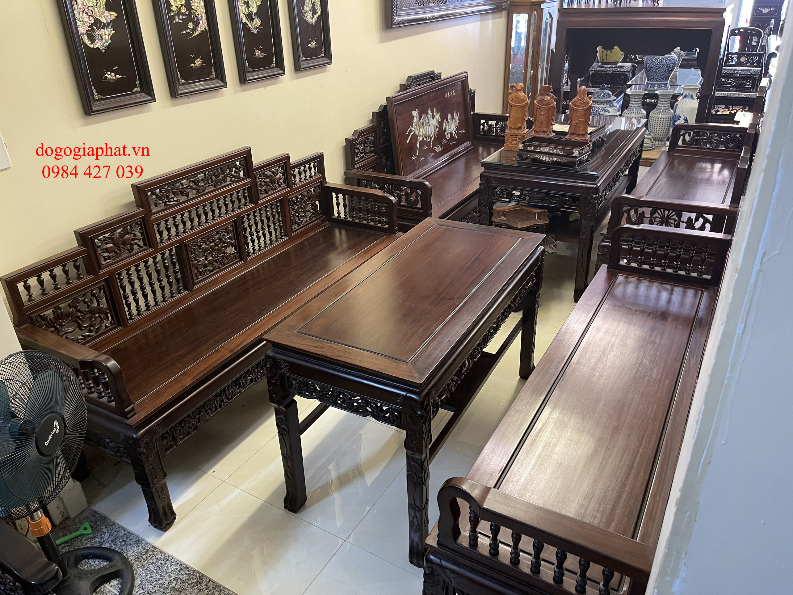 BỘ TRƯỜNG HUẾ SONG TIỆN GỖ GỤ