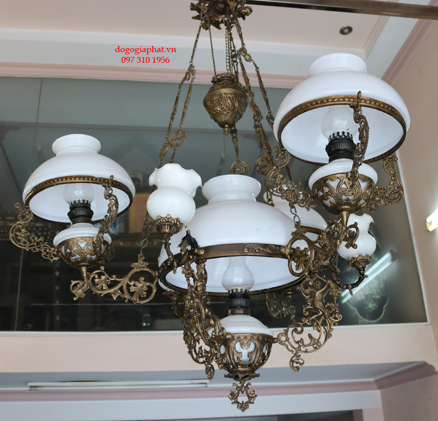 Đèn 7 ngọn cổ - Phong cách Pháp