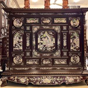 TỦ THỜ 19 TRÁM CẨN ỐC XÀ CỪ SINGAPORE (ms2)