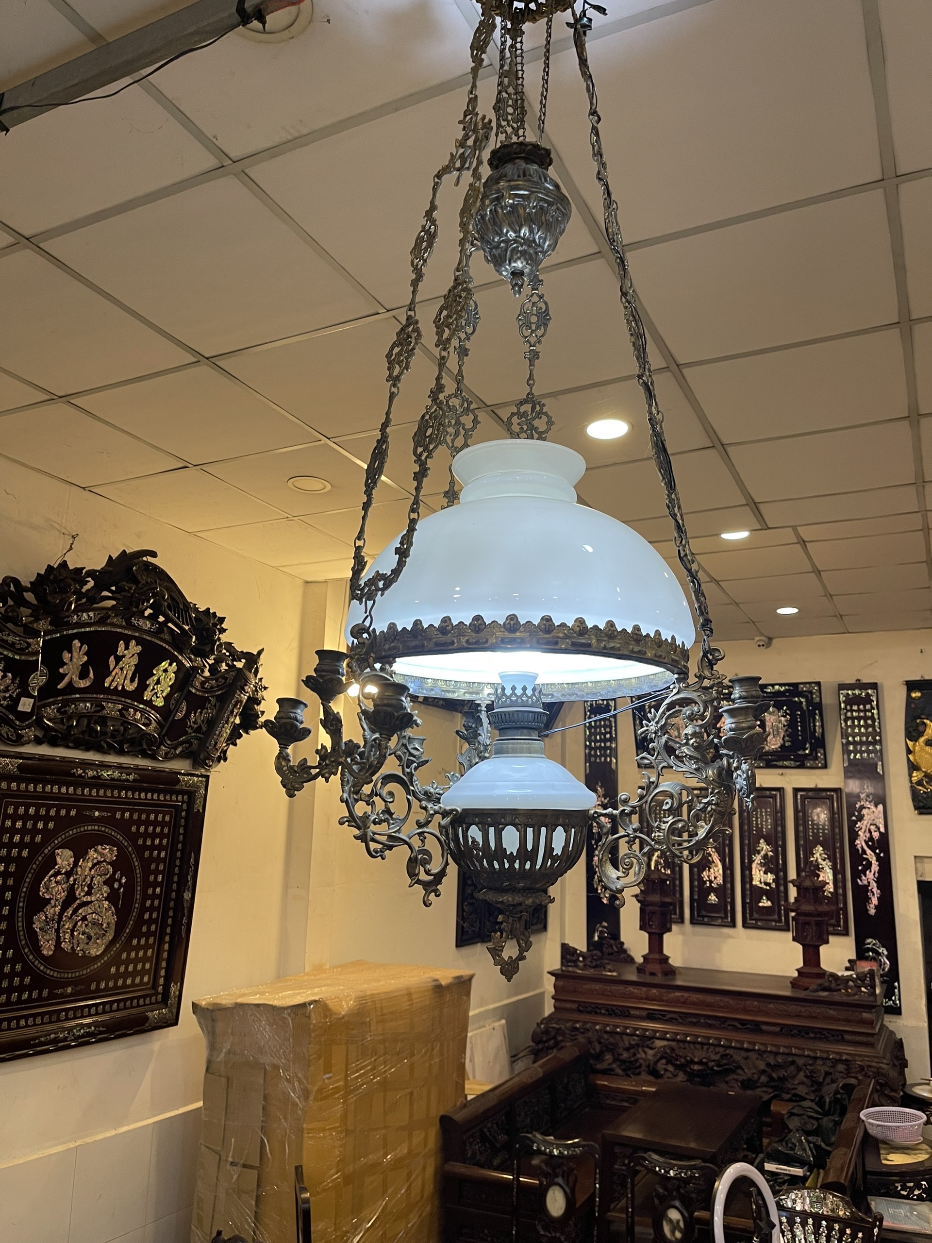 ĐÈN TREO TRẦN 1 NGỌN - CHÓA 40