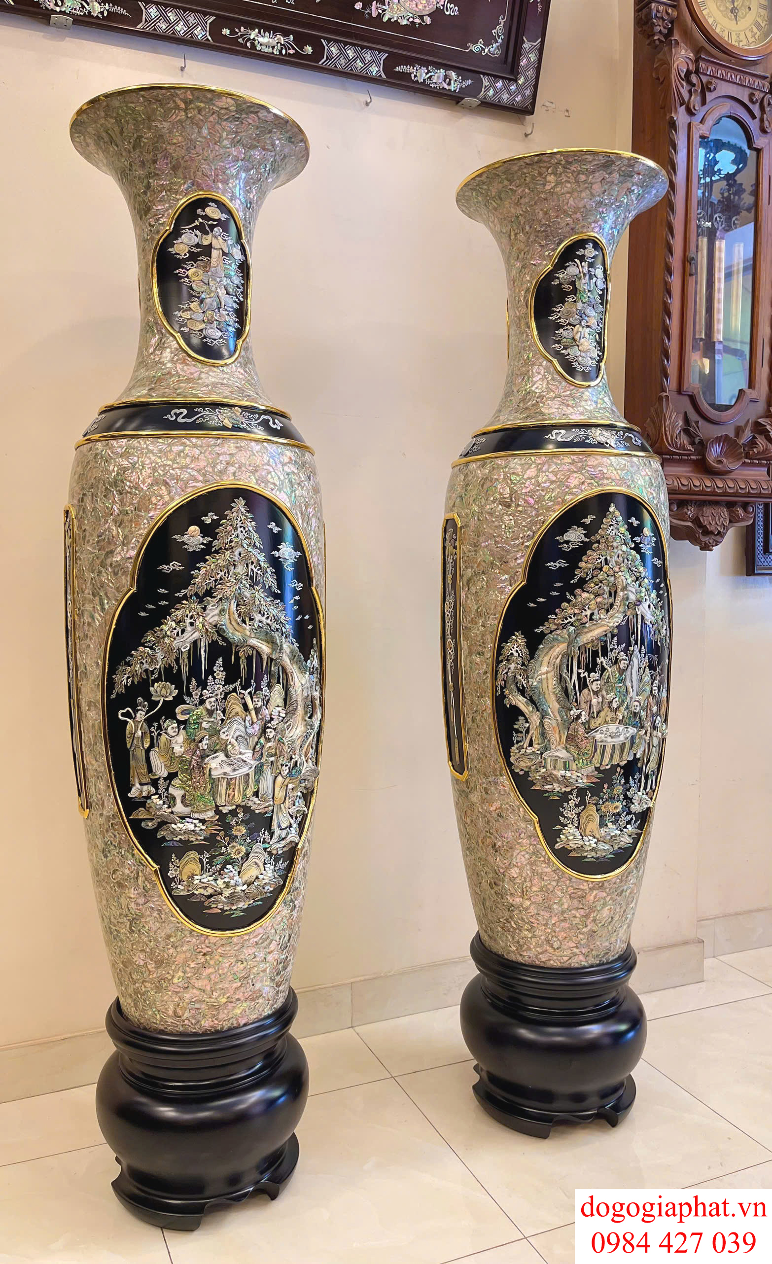 Lộc Bình Cẩn Ốc Xà Cừ