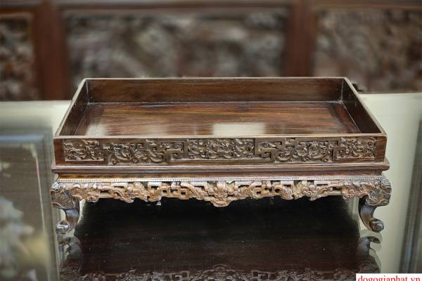 Khay Trà Gỗ Trắc Tự Nhiên Cao Cấp - Món Quà Ý Nghĩa Tặng Người Thân (MS2)