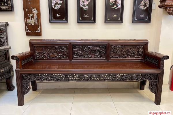 Bộ Trường Kỷ Vai Lật Đục Chạm Đẹp