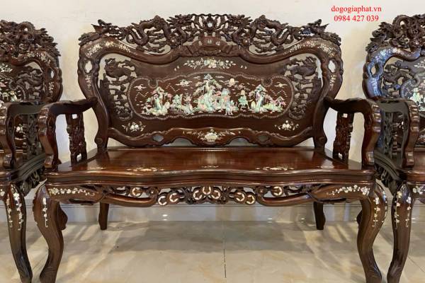 BỘ GHẾ KHÁNH RỒNG 9 MÓN ĐẲNG CẤP
