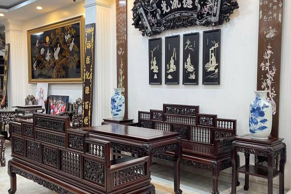BỘ GHÉ SONG TIỆN GỖ GỤ