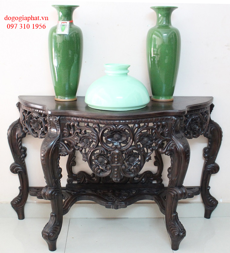 BÀN BÁN NGUYỆT CHẠM LOUIS PHÁP